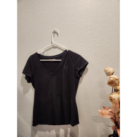 True Religion Women's Graphic T-Shirt - Black, Size Medium (PTP 19", Length 23") - Picture 1 of 3